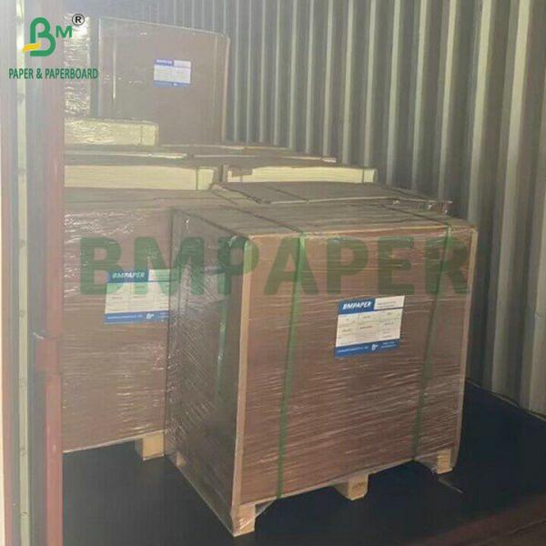 Virgin Wood Pulp 70g 80g 90g Natural Kraft Cement Sack Paper Rolls Pulpa de madera virgen 70g 80g 90g Bolsas de papel de cemento Kraft natural