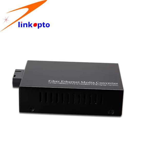 conector do SC da fibra do conversor dos meios de SFP da transmissão de 40km único para escritórios