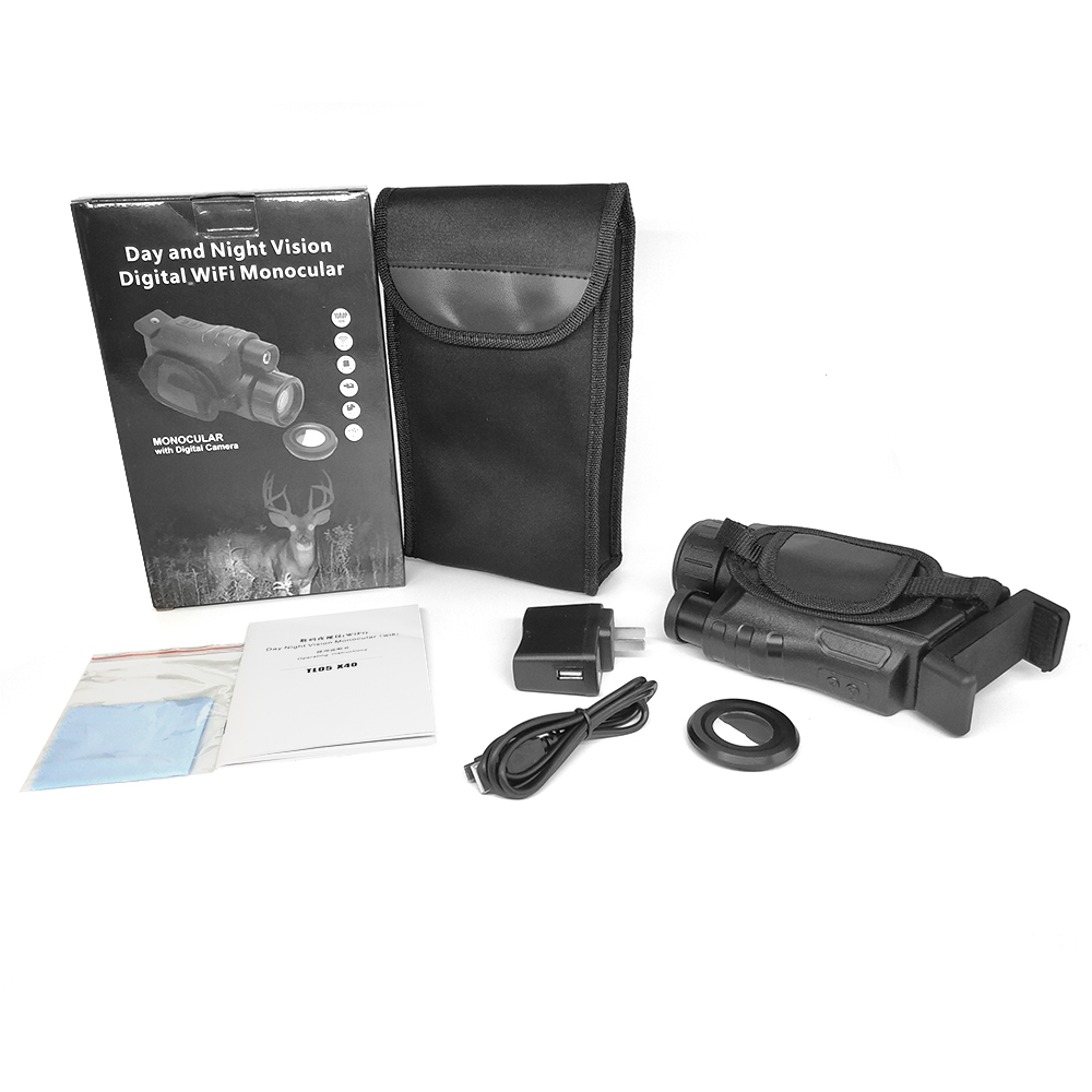 Ночное видение Monocular 5x40 цифров ультракрасное с фото и видео- функцией
