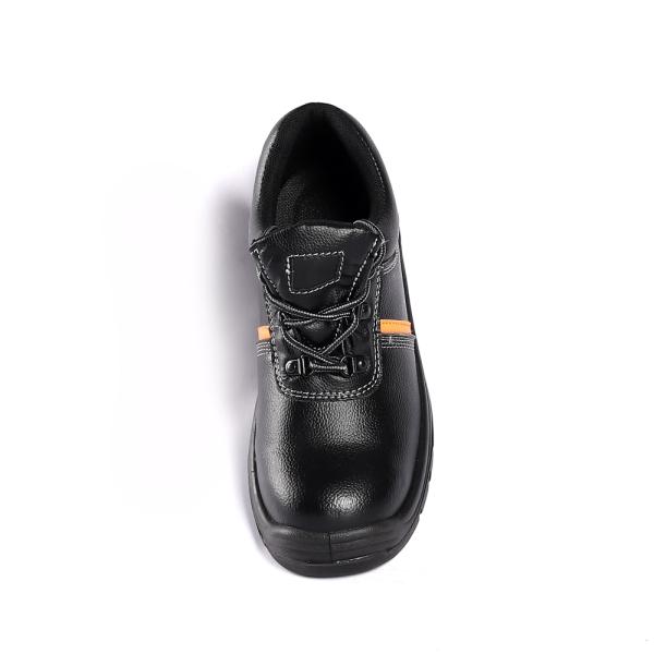 Embossed Cow Leather Mesh Upper Sole Ultimate Protection Brand Non Slip Safety Shoes