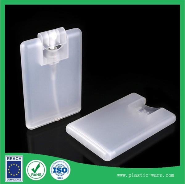 20ml plastic perfume bottle portable card perfume bottle business card case spray bottle