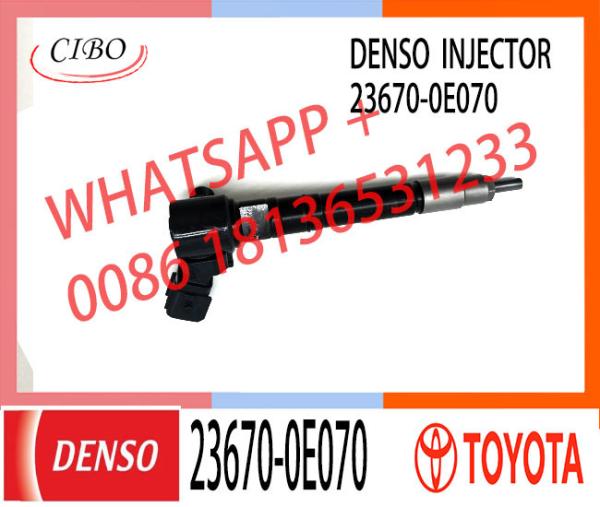 Injecteur diesel de carburant tout neuf véritable original 23670-09460 23670-0E070 pour l'injecteur 23670-09460 de Toyota Hilux Revo 23670