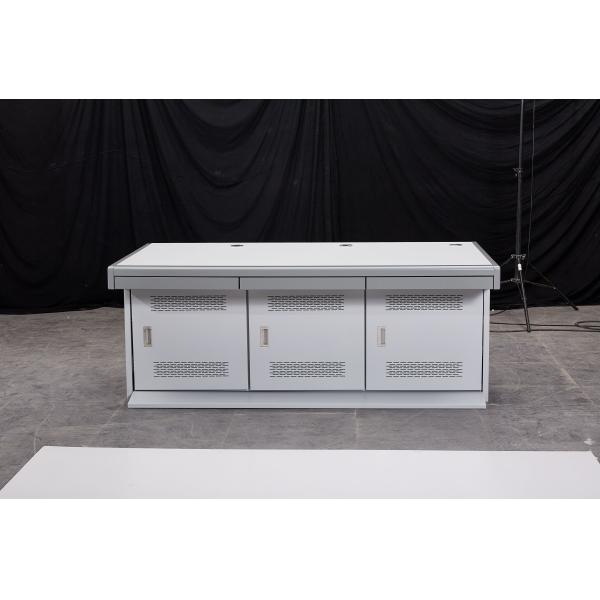1800 Width Safety Control Room Three Station Console for Modern Office Computer Table