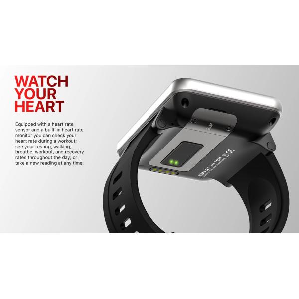 DM100 Smartwatch Sim Card 4G Camera GPS WIFI Smart Watch 500MP HD Camera Battery 2880mah