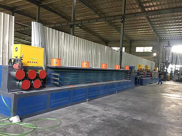 100% PET bottle flake material PET Packing belt making machine PET plastic steel belt production equipment 300KG/H