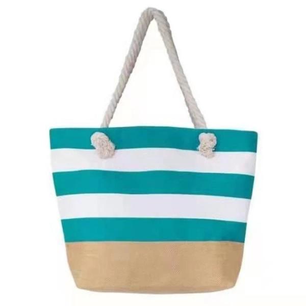 Women Summer Vacation Custom Print Tote Bags Raffia Hand Waterproof