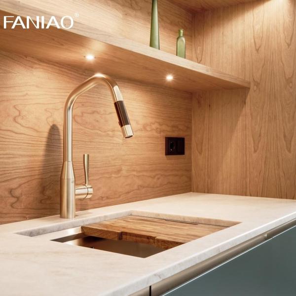 Современный горячее продажа стиль зеленый меламин на заказ размер кухонный набор Кухонные шкафы с раковиной