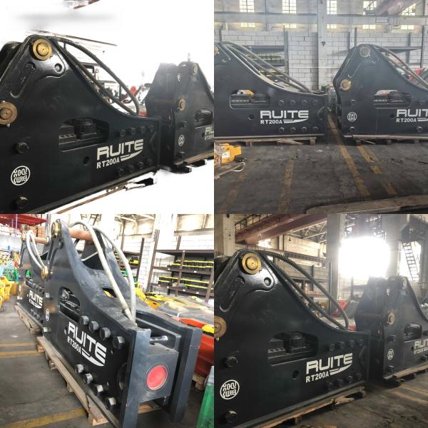 Ruite 200 disjoncteur hydraulique résistant à l'impact du marteau pour une pelle de 50 tonnes