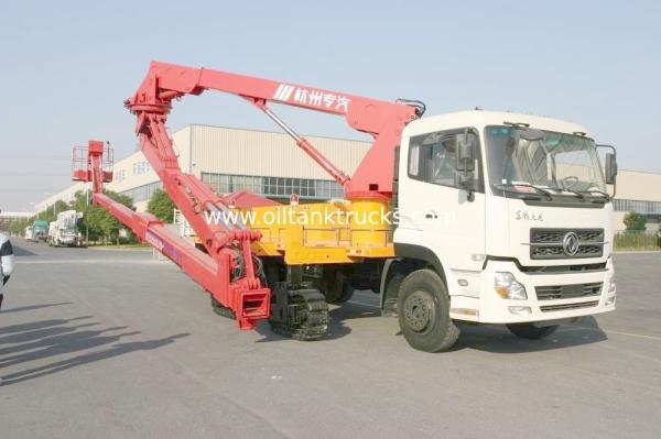 Euro de Dongfeng 5 plataformas do acesso da ponte da emissão 16m/caminhões inferiores Snooper da ponte