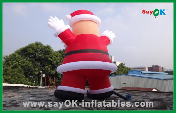 Personagens de banda desenhada infláveis da decoração de Papai Noel para o Natal