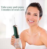Réglage des dents électrique portable pour l' irrigation buccale 250 ml Flosser à eau à main
