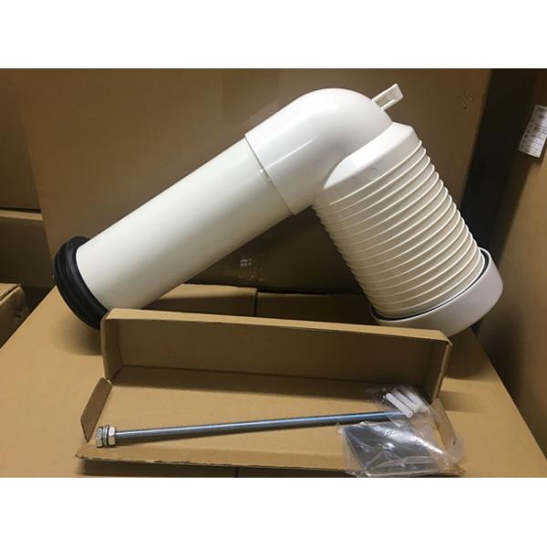 White 90 Degree Toilet Pan Connector No Smell Long Lifespan For Waste Pipe