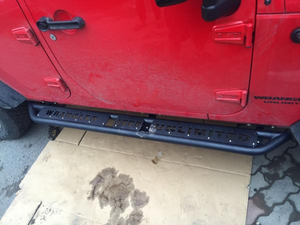 Retractable JEEP Side Steps Side Rails For Jeep Wrangler JK JL
