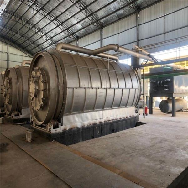 Direct Heating 15 TPD Waste Tire Oil Pyrolysis Machine for Oil Recycling 2800mm*7700mm