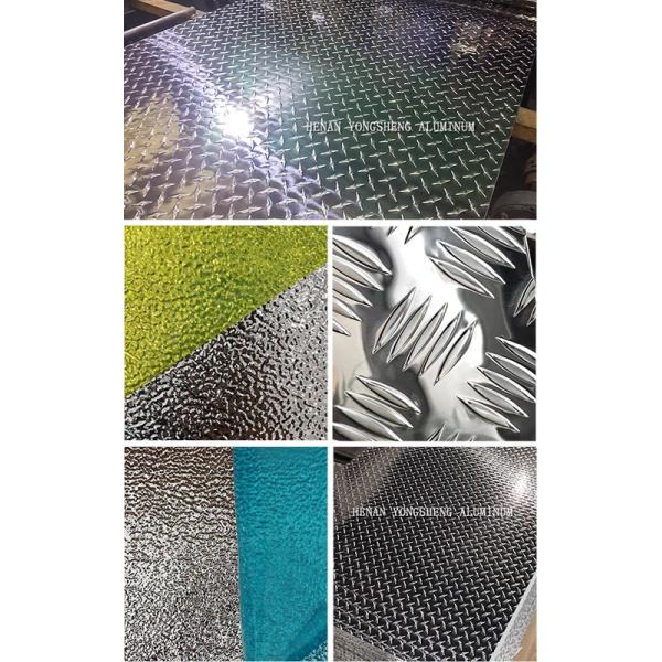 3mm 4mm 1100 3003 5083 6061 Mirror Polished Reflective Embossed Aluminum Tread Plate Checkered