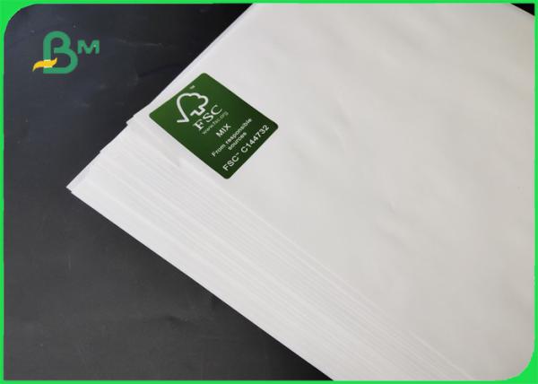 Food Grade MG White Kraft 30 / 35 / 40 / 45 / 50GSM For Packing