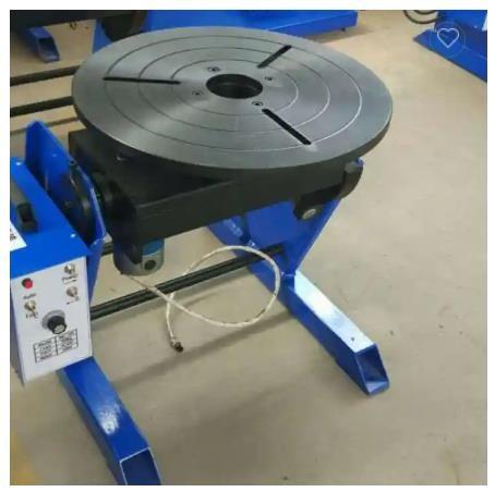 High Precision Welding Robot Positioner Turntable Locator Machine Size 500mm