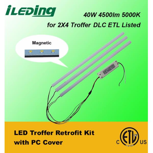 PF 0.998 Magnetic LED Linear Retrofit Kit AC Direct No Driver LED Light for Dimmer Support
