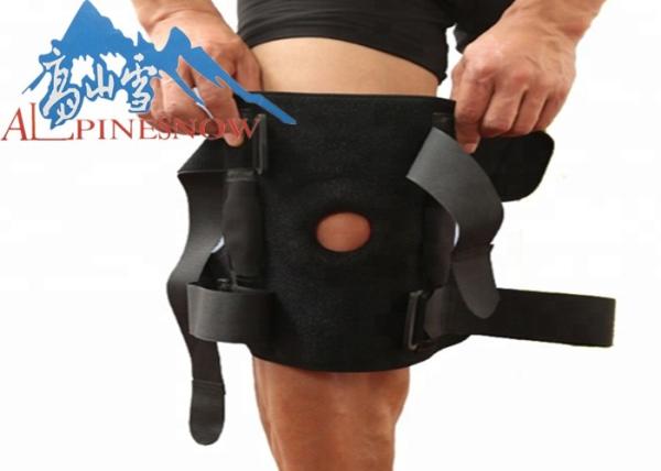 Appui ouvert imperméable de rotule de genou du néoprène d'accolade de protecteur réglable de sports articulé par ROM