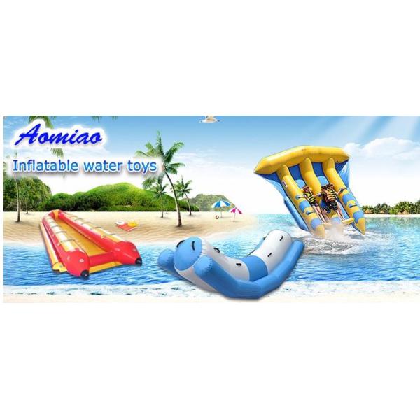 EN71 Single tube Inflatable Water Park Games Aqua Park For sea