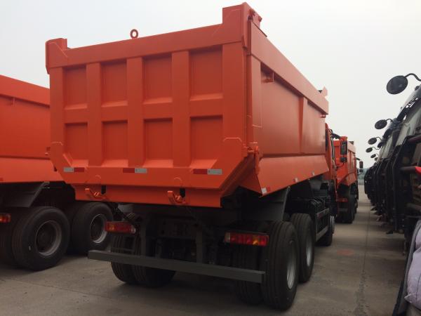 HW76 Cab Heavy Duty Dump Truck For Normal Roads / Tough Roads Transportation