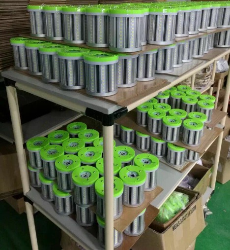 54W IP64 Waterproof Rating Led Corn Lamp E40 PF >0.9 Clear Milky Cover