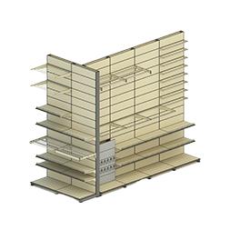 Rayonnages de supermarché sur mesure jusqu'à 4,9 m pour les magasins de bricolage et les grands espaces de vente au détail avec une conception de soudure à double montant