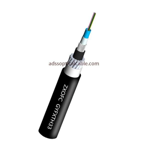 Waterproof Unitube Submarine Fiber Cable Steel Wire Armored 64 72 96 Core