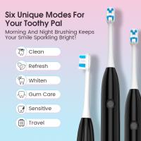 Brosses à dents électriques rechargeables sur mesure fournisseur en vrac bon marché pour les voyages et le blanchiment des dents