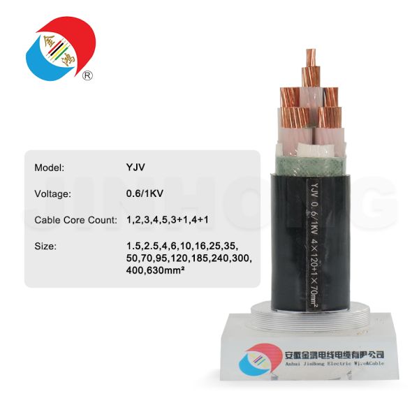 YJV Copper-Conductor XLPE-Insulated PVC-Sheathed Unarmored Power Cable | Cable for fixed installation in indoor conduits and cable trenches
