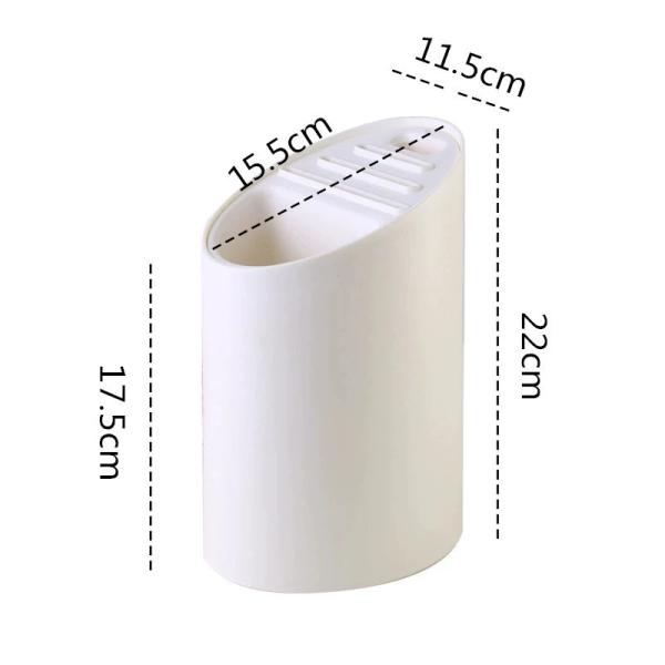 Tube Drainer Cutlery Chopstick Holder Box Plastic Kitchen Organizers