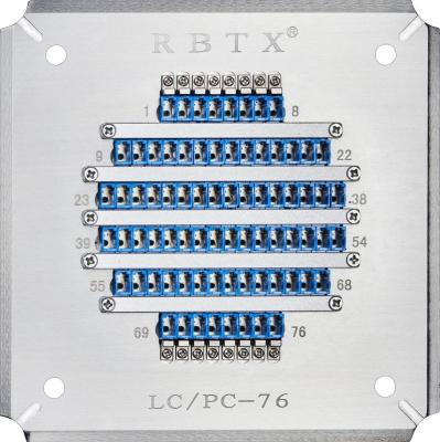 LCPC76 Polishing Jigs Holders Tools 76 Ports LC/PC Fiber Optic Patch Cord Connectors Tip Grinding