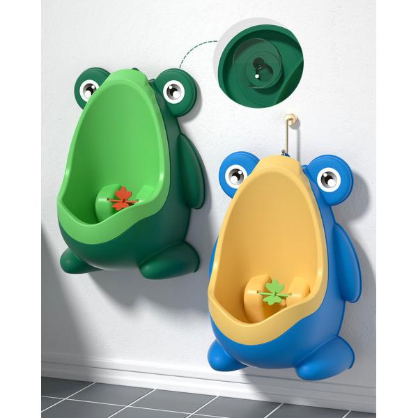 Baby Mobile Toilet Portable Frog Shape Children's Urinal for Boys Animal Pattern Type