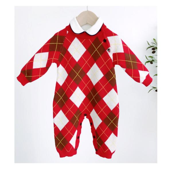 Custom Baby Clothes Kids Clothing Natural Fabric Plain Solid Long Sleeves Ribbed Boys' And Girls' Baby Sweatshirt Romper