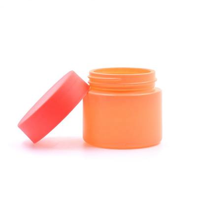 2oz-6oz Empty Colorful Glass Jars Cr Lid Cr Flint Jar