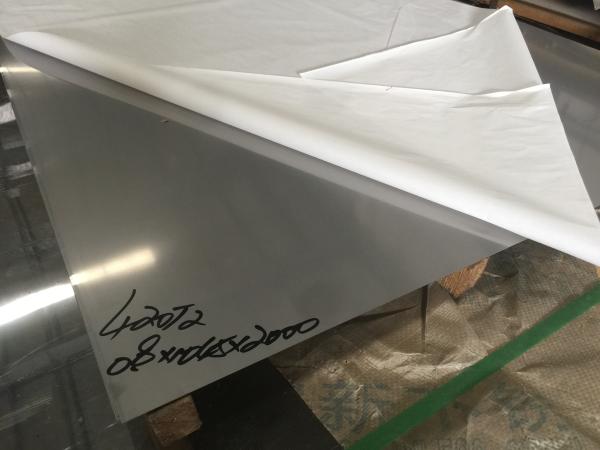 JIS SUS420J2 laminou a espessura de aço inoxidável 1.0/1.2/1.5/2.0/3.0mm das folhas