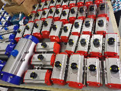 Customized Rack And Pinion Pneumatic Actuator 90 Degree Piston Pneumatic Actuators
