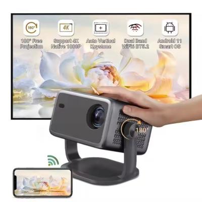 Auto Focus 1080p Mini Portable Theater DLP Projectors 8k 320 ANSI Lumens