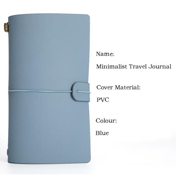 Retro travel PVC popular notebook creative student notebook