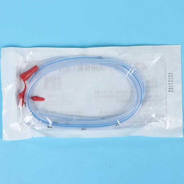 Клиническое применение в больницах Одноразовый медицинский силиконовый назогастральный зонд Медицинская ПВХ трубка для кормления