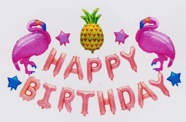 Happy Birthday Foil Party Balloons , Decoration Personalised Letter Balloons
