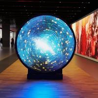 IP65 Round Circular LED Display Curved Indoor With 3840Hz Refresh Rate