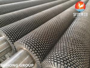 ASME SA192 炭素鋼 歯列状のフィンチューブ 節約機と熱回収のためのCSフィンストライプ