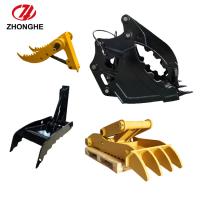 Máquina escavadora mecânica antiusura Thumb Bucket, máquina escavadora Hydraulic Thumb de Q355B