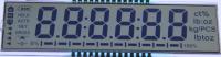 TN Positif Display à sept segments LCD 1/4 Duty 1/3 Bias