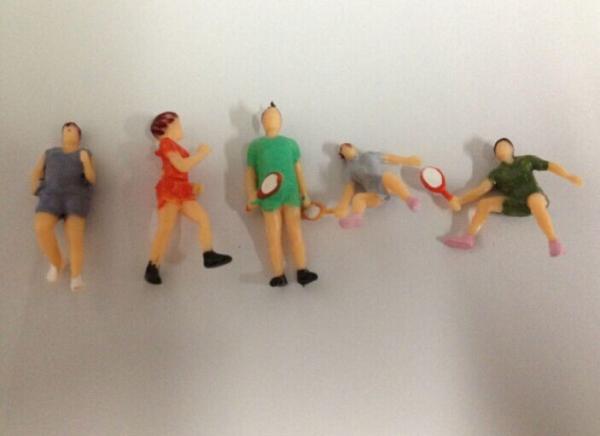 color sports figure--1:50 model figures,plastic painted figures,ABS figures,model stuffs,model sports people