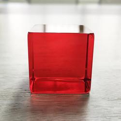 Peso de papel acrílico transparente decorativo 4x4 cm estilo de arte popular logotipo personalizado