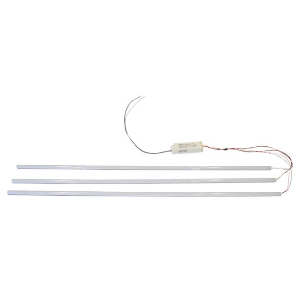 8FT LED Magnetic Linear retrofit Kit with 3CCT and Color Temperature Tunable Options