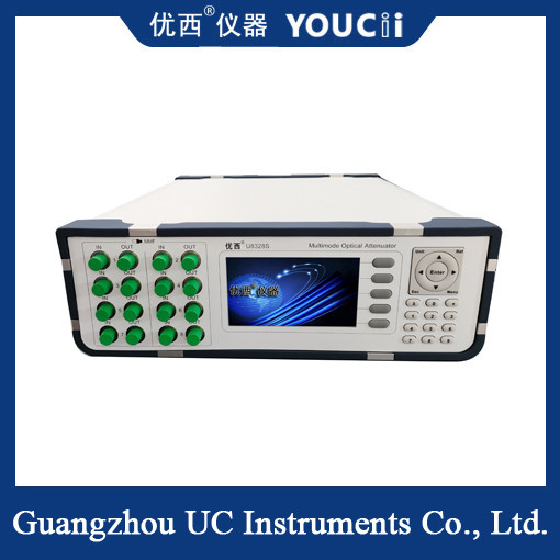 8 Channel Multi-Mode Optical Attenuator With Display For Precise Attenuation