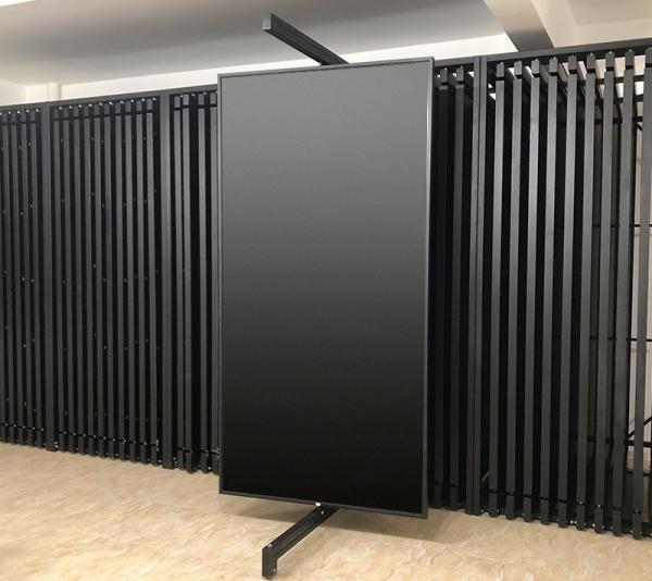 Pulling Out Rotating Tile Sample Display Rack Wooden Floor Floor Tile Display Rack